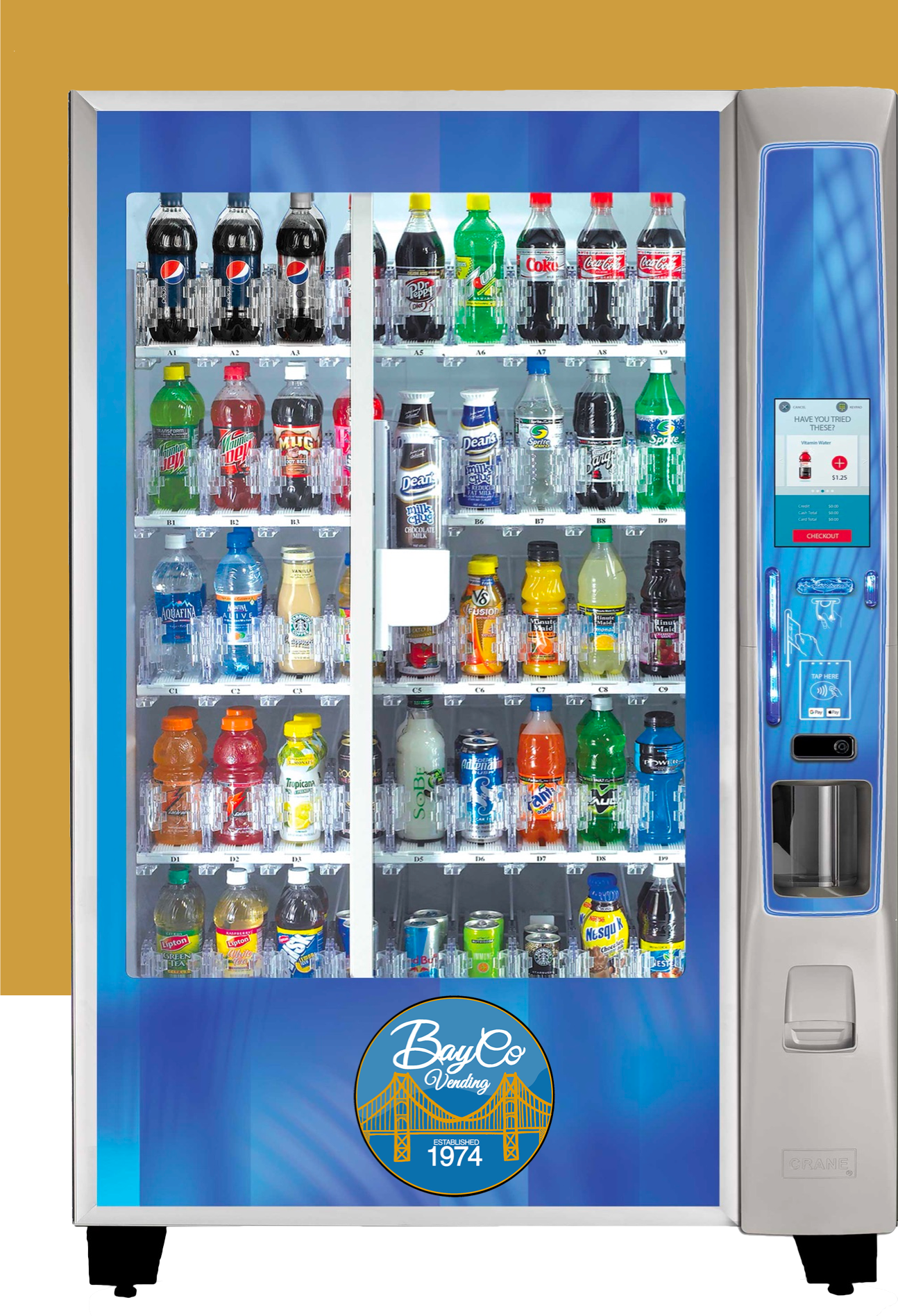 Drink vending machines in San Francisco Bay Area & San Jose